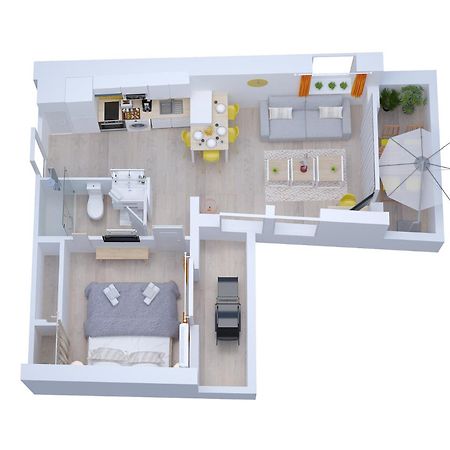 Soleil D'Ete - Netflix & Wifi - Balcon - Climatisation - Parking Gratuit - Check-In 24H24 - Emplacement Velos - Goodmarning Châlons-en-Champagne Екстериор снимка