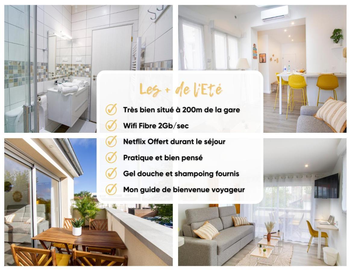 Soleil D'Ete - Netflix & Wifi - Balcon - Climatisation - Parking Gratuit - Check-In 24H24 - Emplacement Velos - Goodmarning Châlons-en-Champagne Екстериор снимка